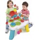 Clementoni- Soft Clemmy-Touch, Discover & Play Sensory Table-Tavolino Bambini 10 Mesi con Mattoncini Morbidi, Costruzioni Prima Infanzia-Made in Italy, Multicolore, One Size, 17704